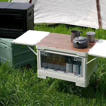 Rolling Folding Camp Table 8