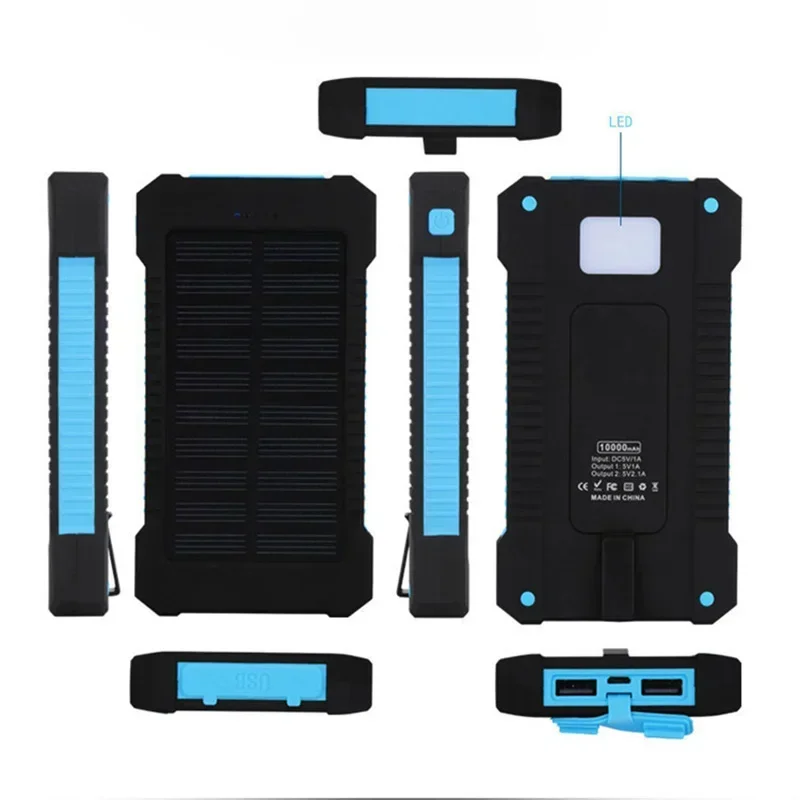 VIVO 500000mAh 태양광 보조배터리 PD22.5W 초고속 충전 야외용 휴대용 외장 배터리 (아이폰, 화웨이, 삼성 호환) 2026년 신제품