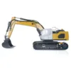 XDRC 1/14 Metal Hydraulic RC Excavator 5CH Valve 945 Remote Control Painted Digger Trucks PL18EV Toy Model TH21415 2