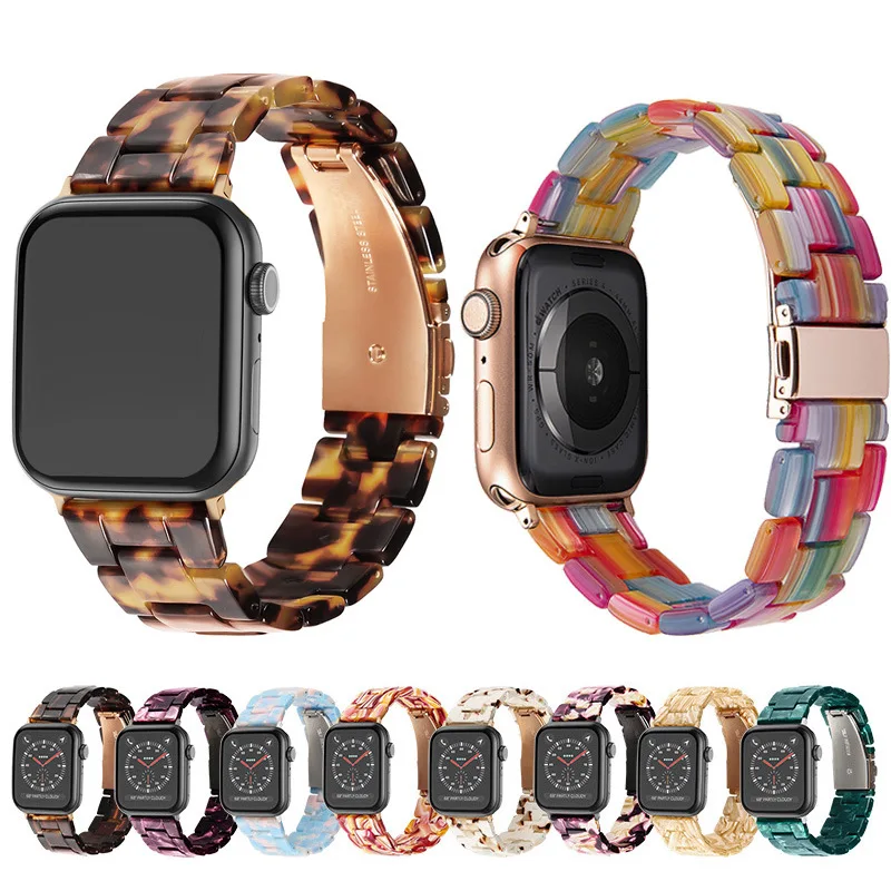 

Ремешок керамический для Apple Watch, резиновый прозрачный браслет для Apple Watch, Apple Watch