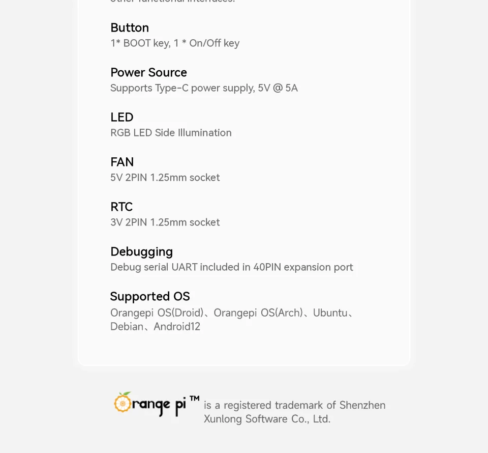 Orange Pi 5 Max LPDDR5 RK3588 WiFi+BT OrangePi 5 MAX
