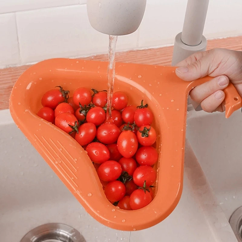 Évier fzDrain panier ménage sans poinçon cuisine légumes lavage  multifonctionnel piscine triangulaire filtre à eau en plastique T1 -  AliExpress