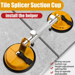 Tile Splicer Suction Cup Heavy-Duty Aluminum Alloy Fixed Tile Glass Double Claw Lifter Vacuum Suction Cup Tile Laying Tools