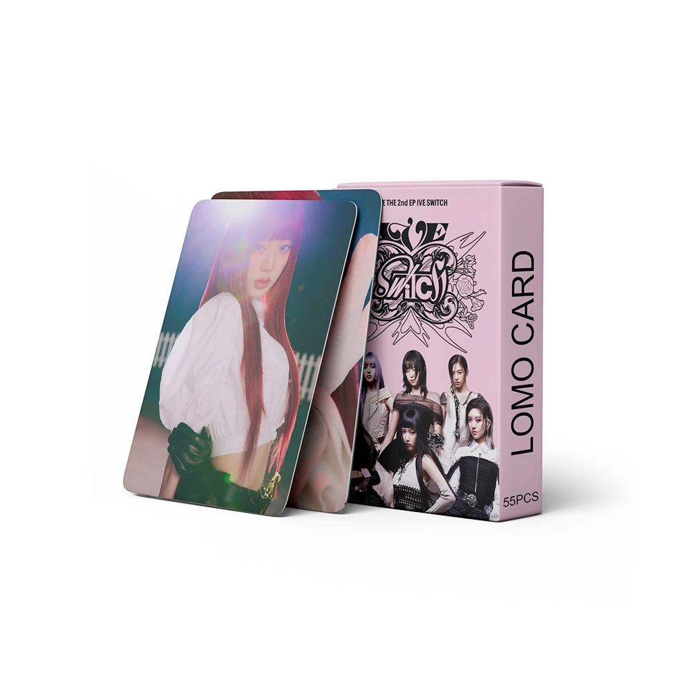 LOVE DIVE ONZE Lomo Cards, Photocards Álbum, LIZ Girls Group Onze Fãs Coleção, Cartões Postais KPOP Presente Cartão Foto, 55pcs por conjunto