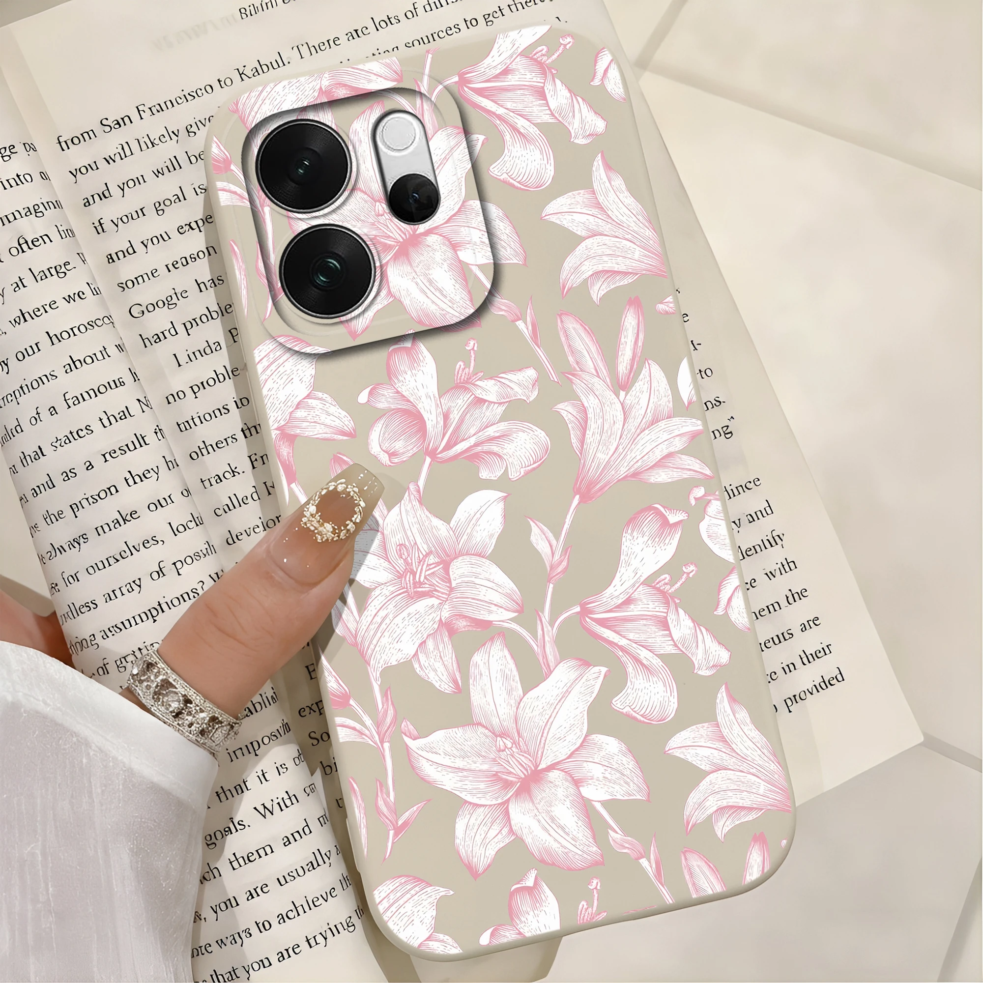 Colorful Heart Lens Protection Anti-Drop Liquid Silicone Phone Case