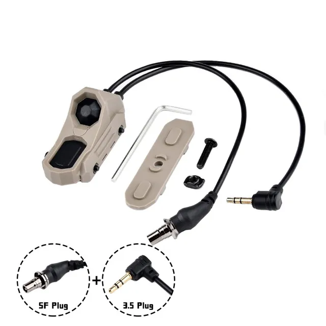 Airsoft Axon Tactical Dual Function Pressure Remote Switch for PEQ15