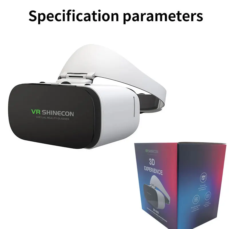 G19 Reality 3D VR Shinecon Google Cardboard Headset Virtual Glasses For Ios Android Smartphone_voghion.com