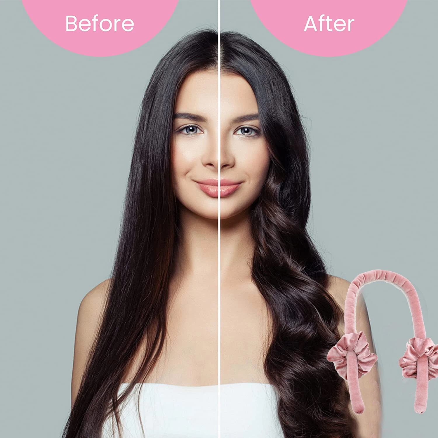 hair accessories curler heatless curls beauty curly products 3-piece set Velvet curling iron flexi rods magic hairdresser tools