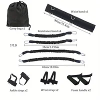 12-piece set Resistance Bands Stretching Strap Set Fitness Gym Boxing Training Equipment - Image 5
