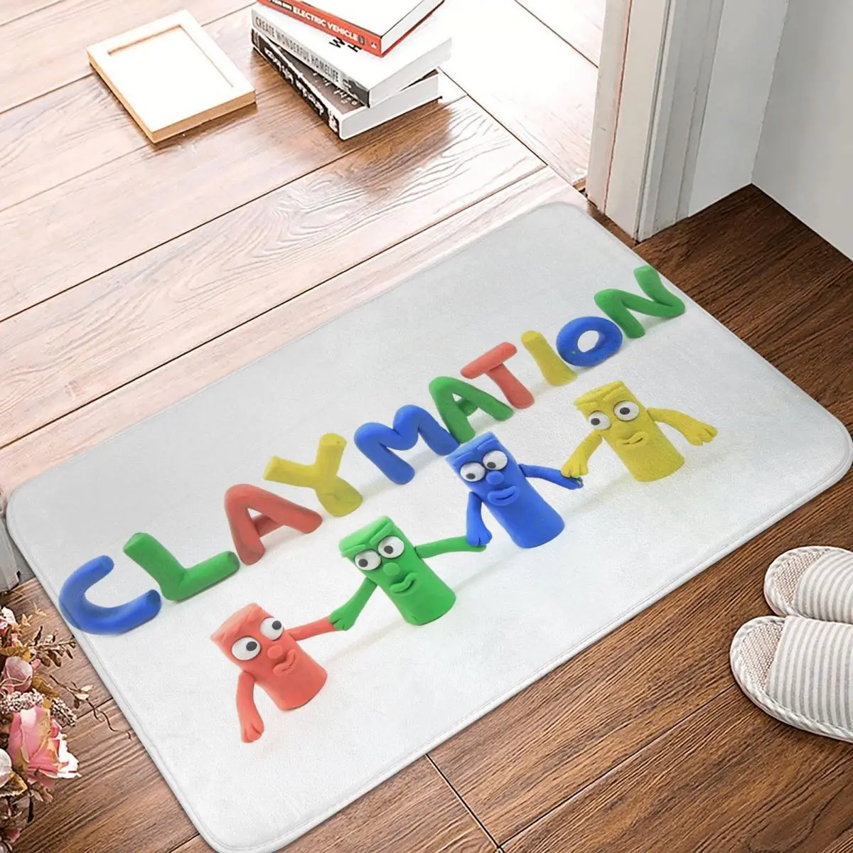 

ClaymationBath, клейкий коврик для ванной, кухонный ковер, коврик для балкона, домашний декор