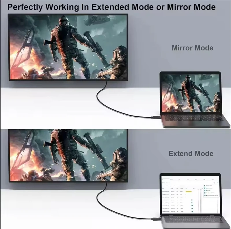 High-Quality DisplayPort Video & Audio Male-to-Male Cable for PC, Laptop, TV, and Monitor