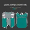 Running Water Bottle Storage Vest Lightweight Running Vest Reflective Hydration Water Chest Pack With Phone Holder Cycling Vest 2