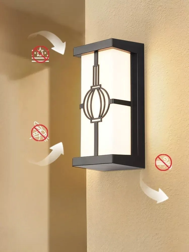 thumbnail image 1 of Luz de pared LED para exteriores, impermeable, 20 W, CA 85-265 V, IP65, sensor de movimiento, luz para porche, balcón, jardín, montaje en superficie, 1 of 5