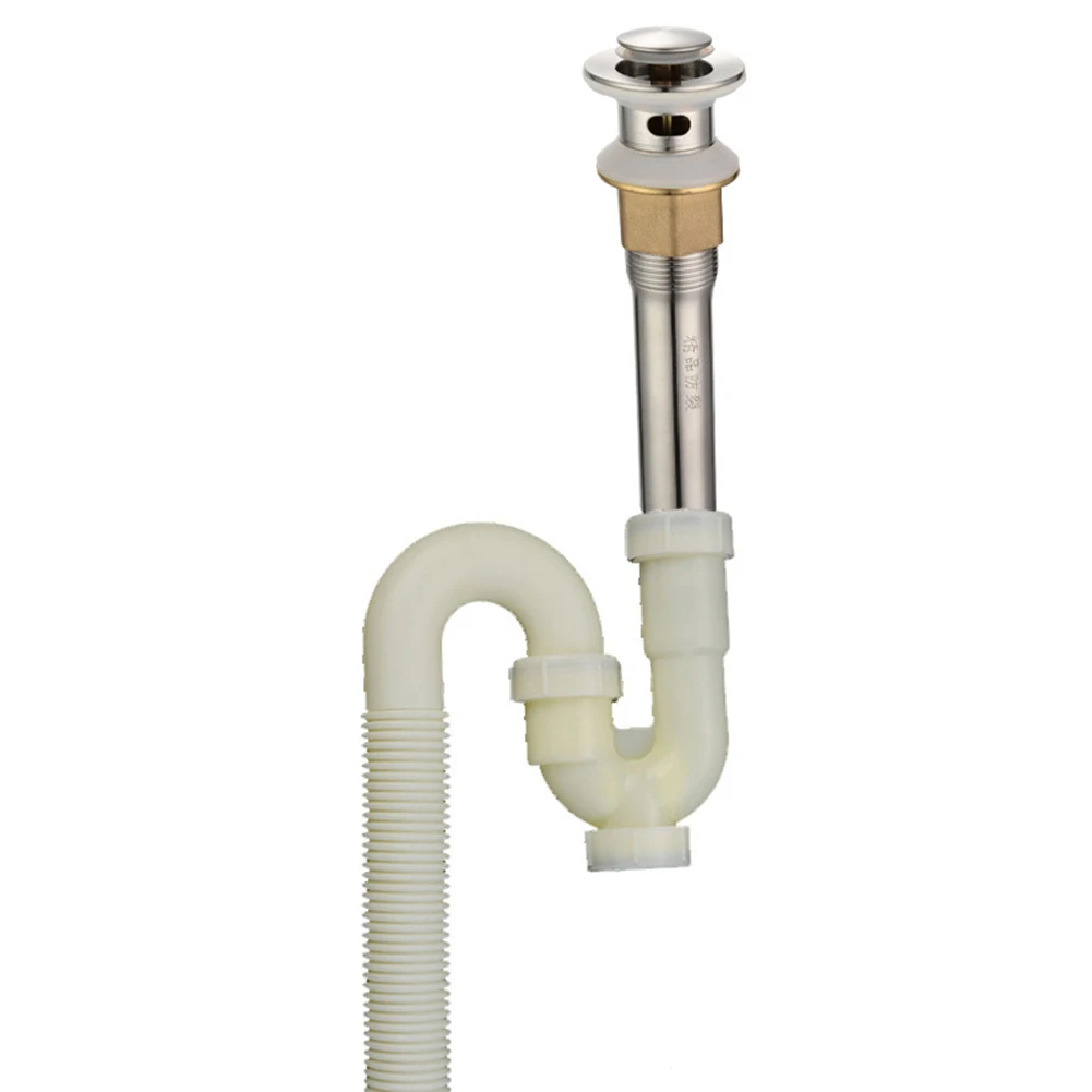 

Регулируемая дренажная труба в комплекте, гибкая дренажная труба, Высококачественная дренажная труба для кухонной раковины, регулируемая конструкция с U-образным изгибом