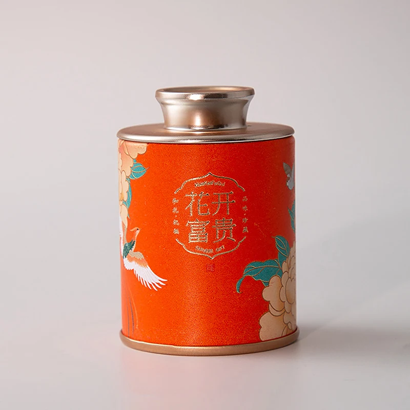 Description Picture 5 of item2024 Mini Empty Tea Tin Can Household Green Black Tea Sealed Jar Portable Home Small Tea Packaging Box Storage Jar 1PC
