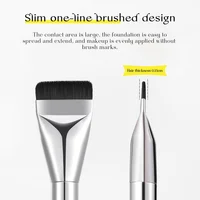 IMAGIC Ultra Thin Foundation Brush Lightweight and Thin Face Contour Brush Flat Contour Brush Blending Foundation Cream Makeup - Image 2