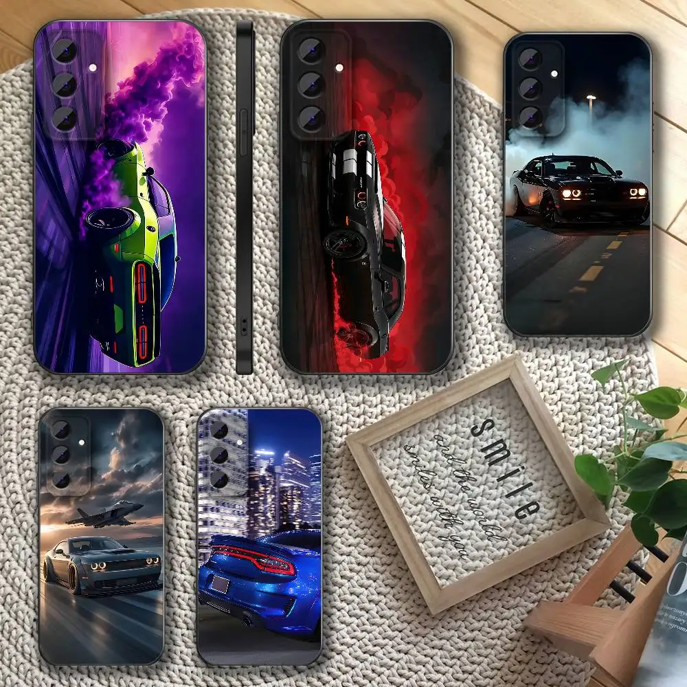 Dodge Challenger Inspired Soft Phone Case - Sleek Design for Modern Samsung Smartphones