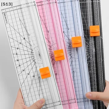 Taglierina per Carta A4, Trimmer Artistico, Lame per Foto e Scrapbook, Coltello per Fai da Te, Ufficio e Casa [S13]