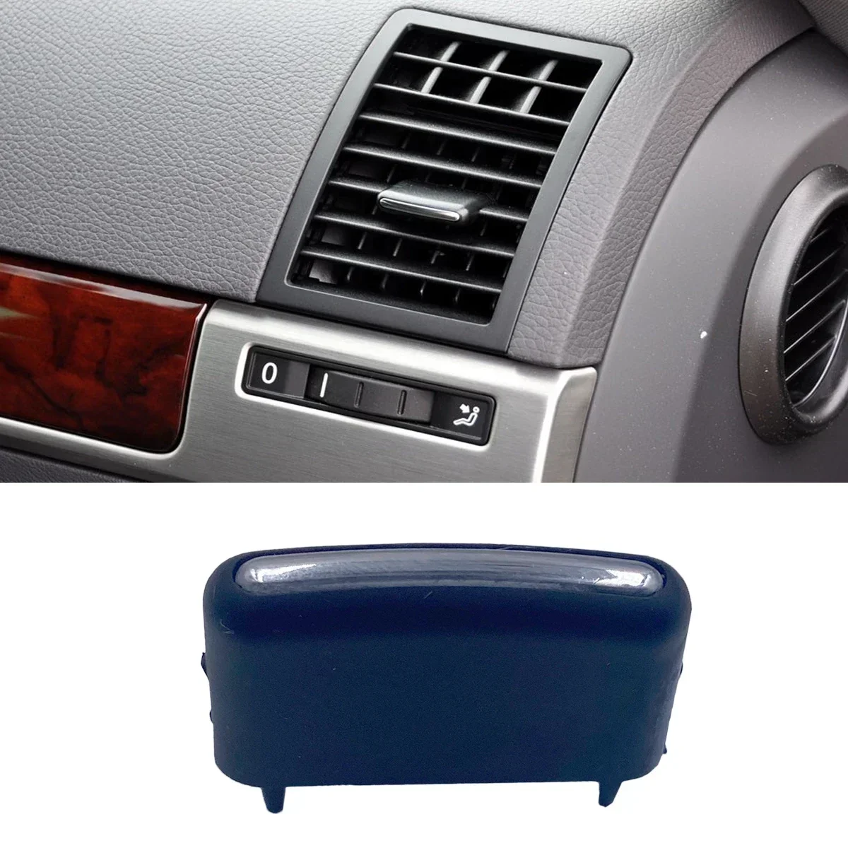 1/4/6pcs Interior Air Oulet Vent Grill Control Knob Slide Clip AC Trim VW Touareg MK1 7L 7L6 2003-2010 Car Accessories car interior trim