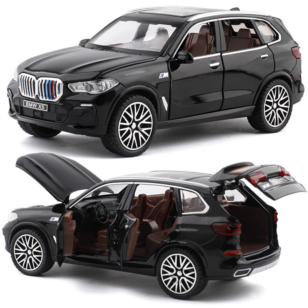 Deluxe 1:24 BMW X5 Miniature Toy SUV with Sound and Light