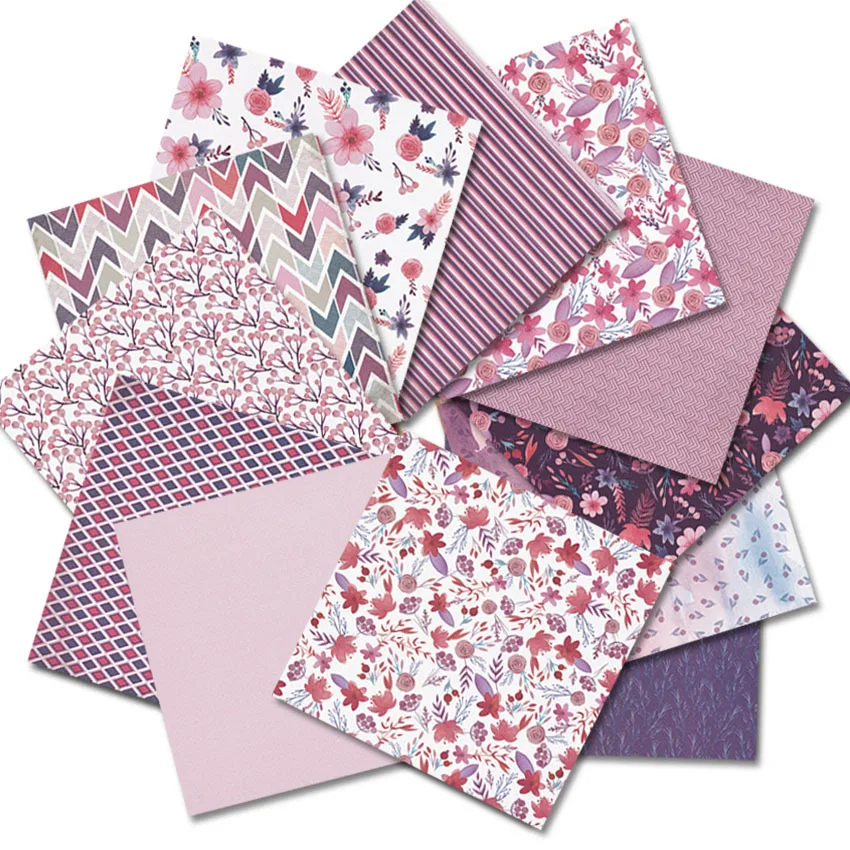 24 /12 Sheets Scrapbook Paper 15x15cm (6x6"),  Journaling Supplies Cardstock Backgrounds Album Card for DIY Art Craft Decorative - 4