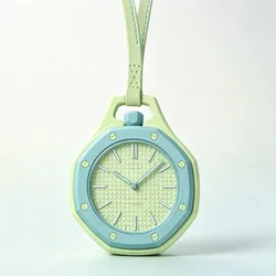 Exquisite Quartz Strap Swatch Joint Watch - Elegant Pocket Style Gift (Aqua 1piece)