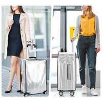 Transparent Pvc Luggage Protective Cover Wheeled Luggage Protective Cover Wear-Resistant Outer Cover Transparent Protective 3