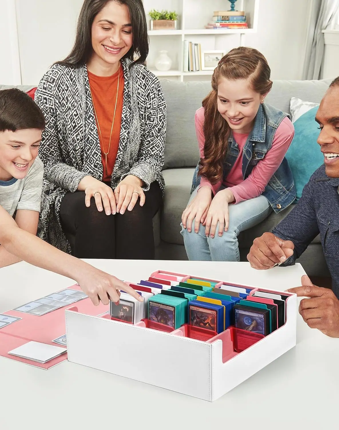 TINTEK 3000+ Card Storage Box for MTG, Yugioh and More – 4-Row