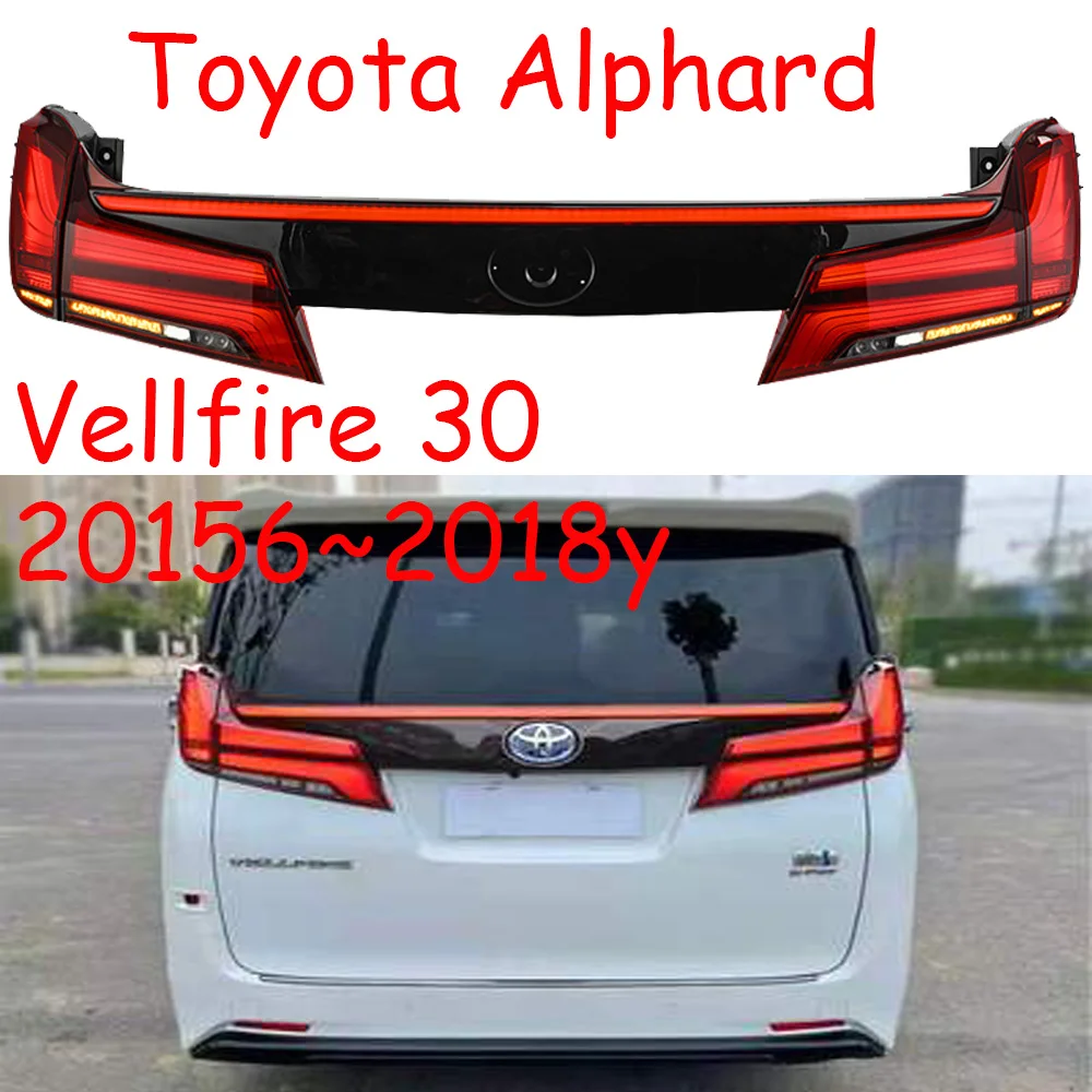 

Автомобильный бампер светодиодный задний фонарь для Toyota Alphard vellfire 30 Задний фонарь задний фонарь + сигнал поворота + тормоз + задний фонарь 2015 ~ 2018y автомобильные аксессуары