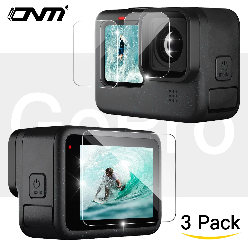 Camera Screen Protector Ultra-HD Tempered Glass for GoPro Hero12 Black Screen Protector Anti-scratch Film for GoPro Hero 12 Camera Lens Protector Glass