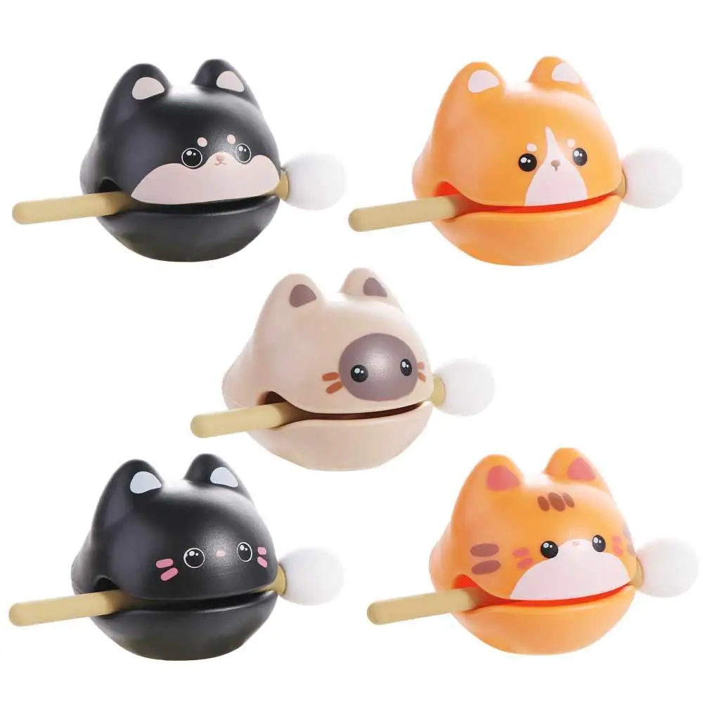 

Creative Cute Animal Shape Relieves Stress Small Wooden Fish Stabilizes Emotions Percussion Instrument Decorative Ornament
