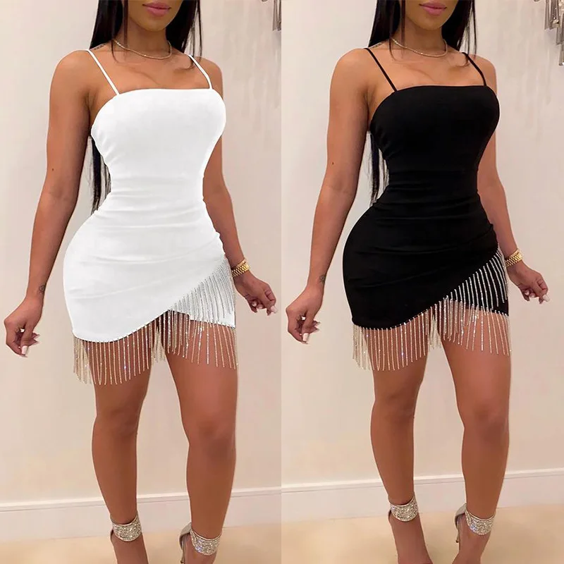 

Dresses, bras, tassels, irons, diamonds, straps, and a new style dress