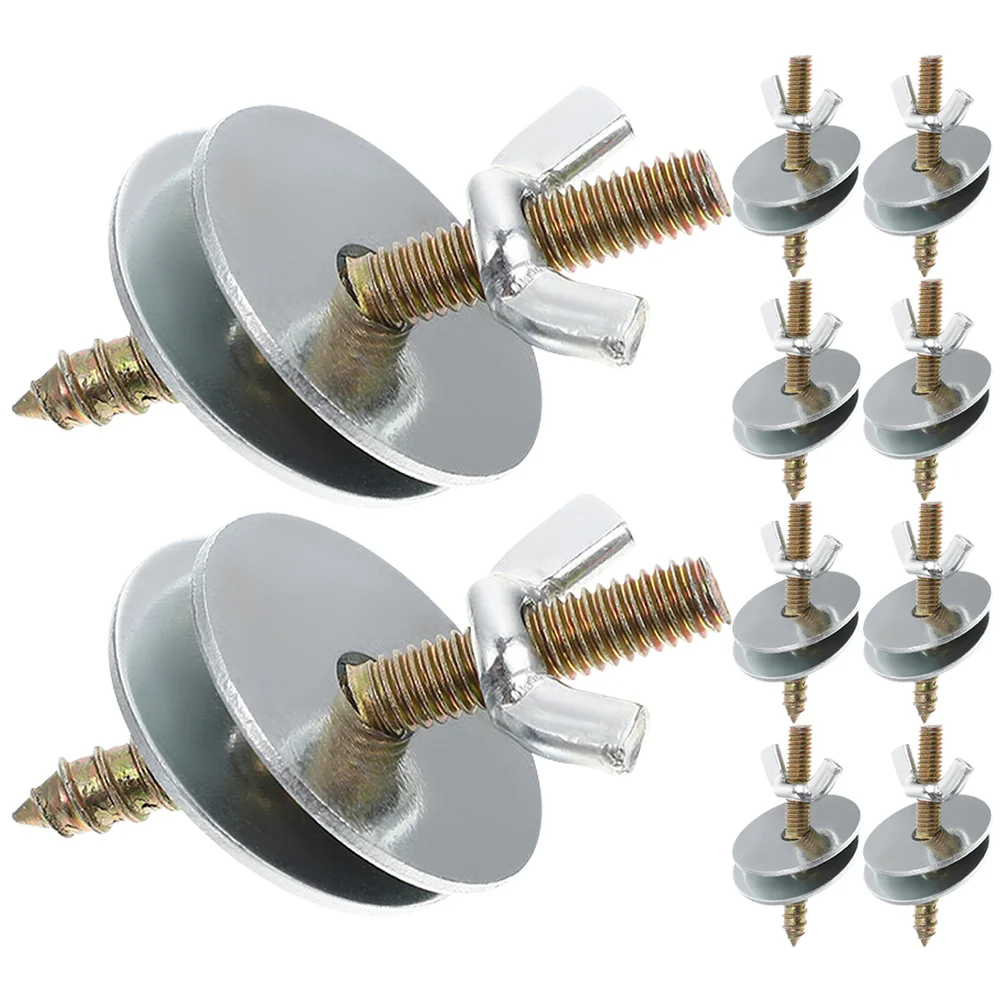 

10 Pcs Springboard Birdcage Screw Accessories Nuts Perch Screws Metal Fixing Kits