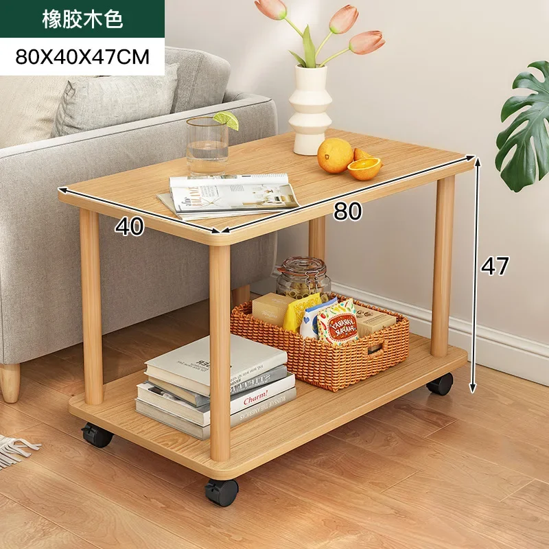 

2023 Year New AOLIVIYA Sofa Side Table Can Move Side Cabinet Bedroom Bedside Table Living Room Small Table Storage Rack
