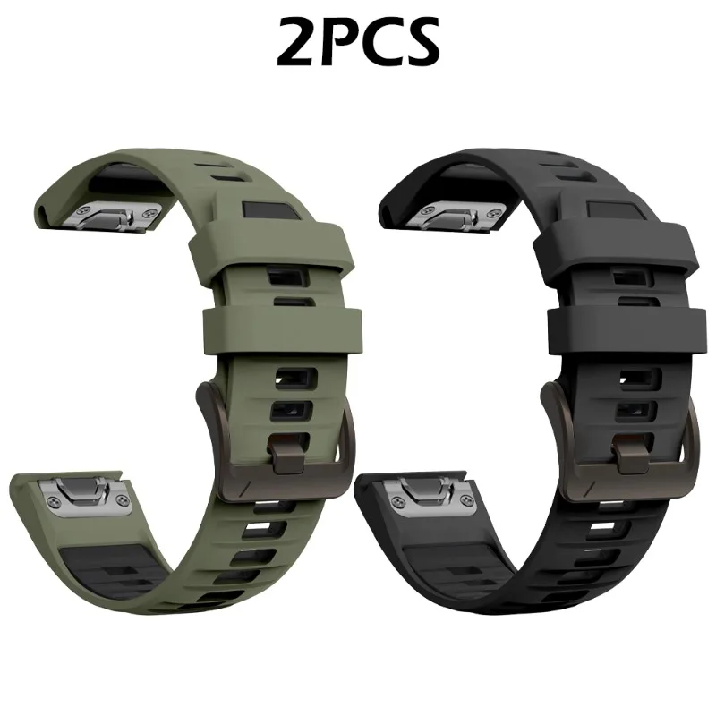Premium Waterproof Quickfit Silicone Sport Strap - Wear-Resistant and Durable