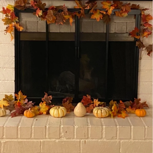 180CM Autumn Artificial Maple Leaf Garland 4