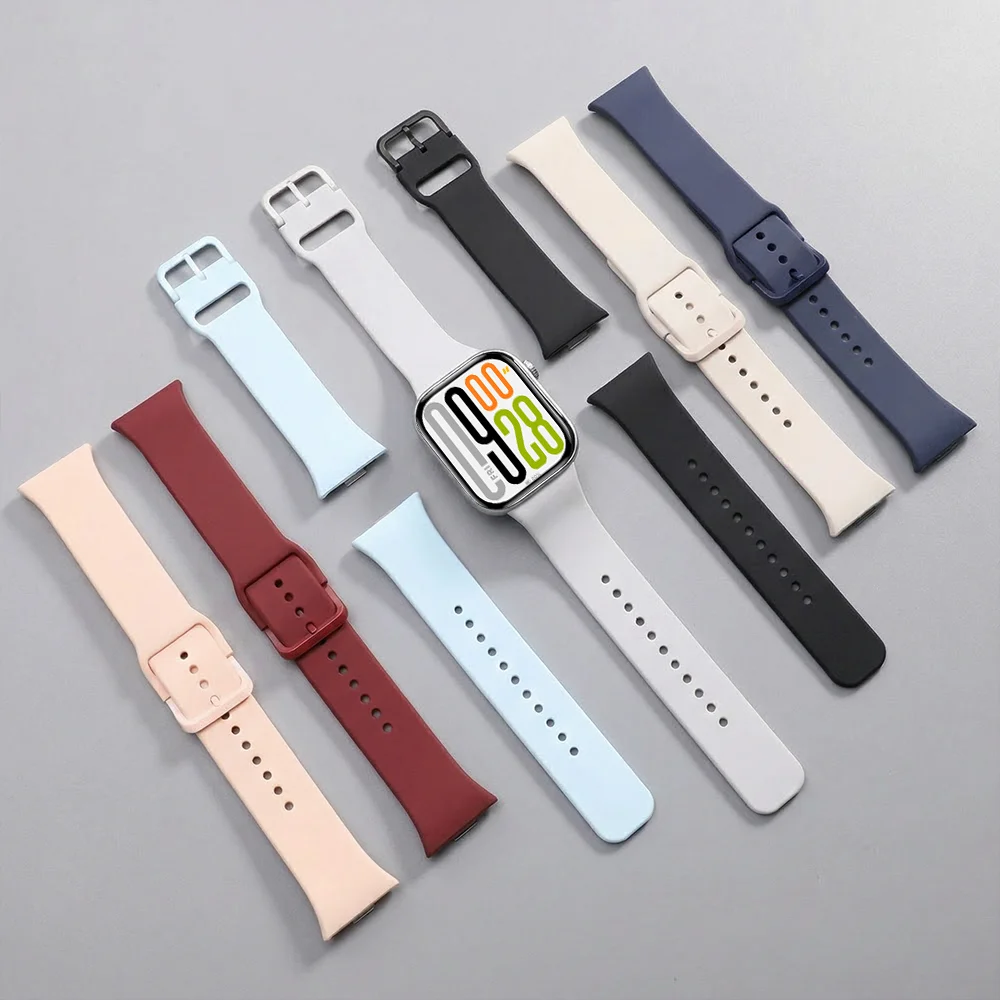 Silicone Sports Comfortable Smartwatch Strap - Soft and Durable Bracelet