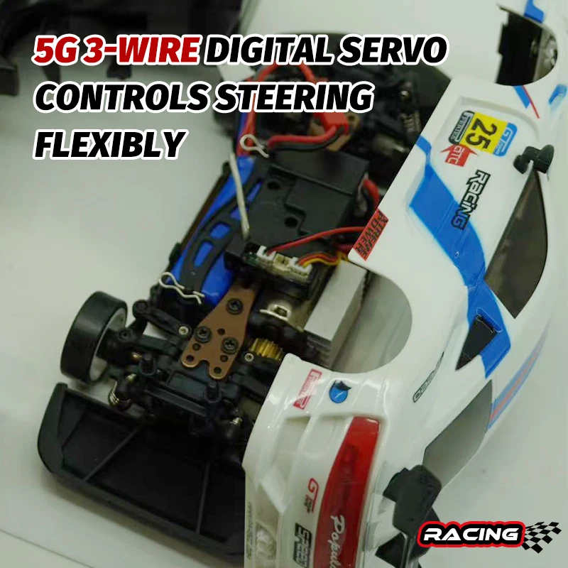 WLtoys 1:28 4WD Voiture RC 30km/h Gyroscope LED
