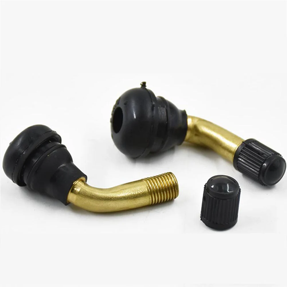 2pcs Tubeless Tyre Valve Stems For Electric Scooter Bike PVR70 60 50 45