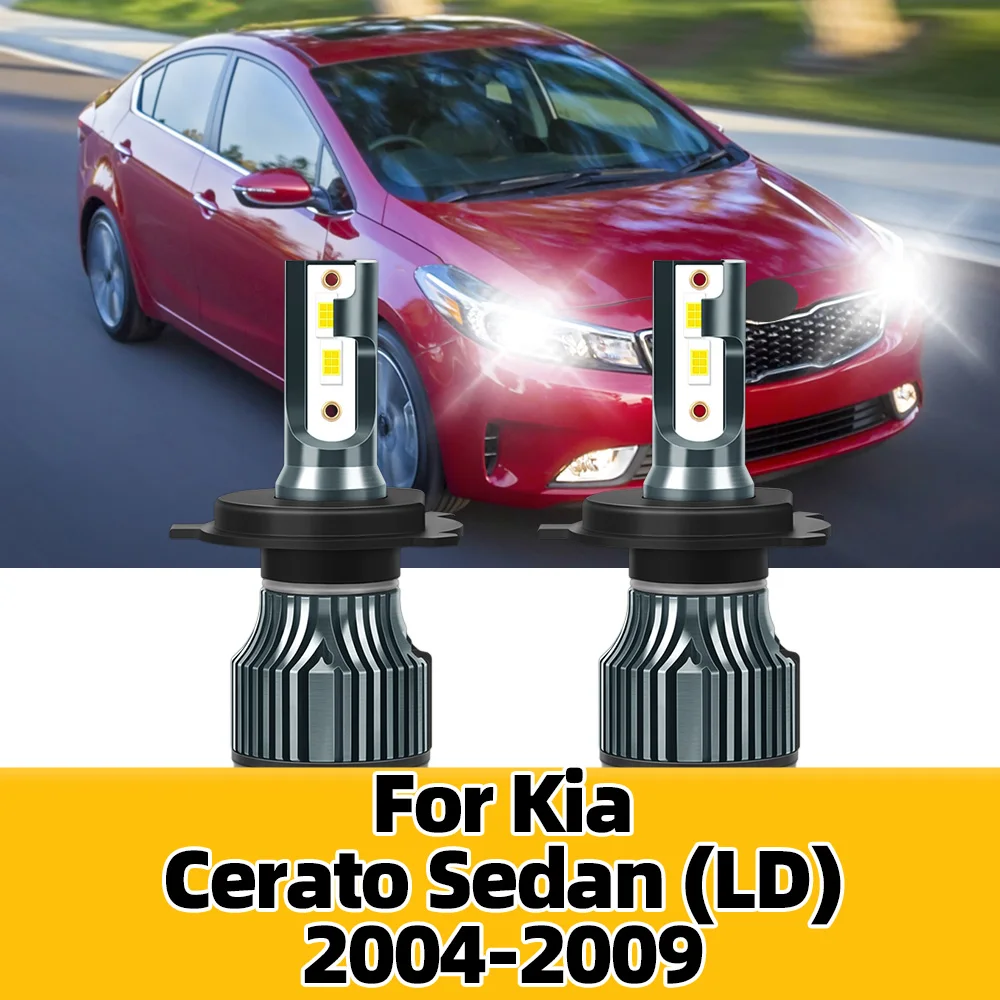 

LED Headlight Bulbs Hi Low Car 20000LM Turbo CSP Diode Lamp Auto 12V 6500K For Kia Cerato Sedan LD 2004 2005 2006 2007 2008 2009