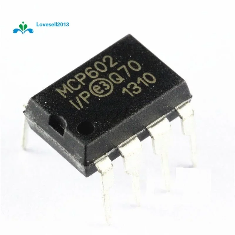 

10PCS MCP602 MCP602-I/P IC OPAMP DUAL SNGL SUPPLY DIP-8 NEW