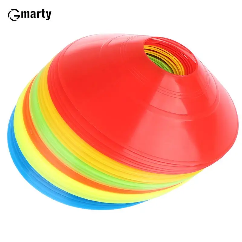5pcs/lot Agility Disc Cone Set Multi Sport Training Space Cones With Plastic Stand Holder For