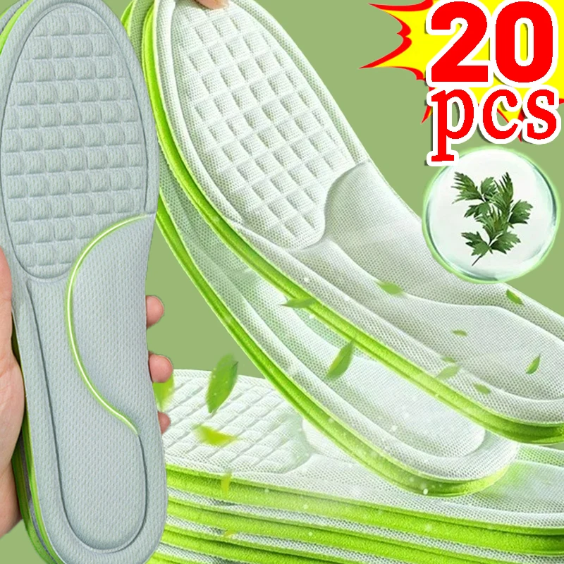 New Memory Foam Orthopedic Insoles for Shoes Sports Absorbs Sweat Soft Antibacterial Men Women Unisex Soft Shoe Accessories