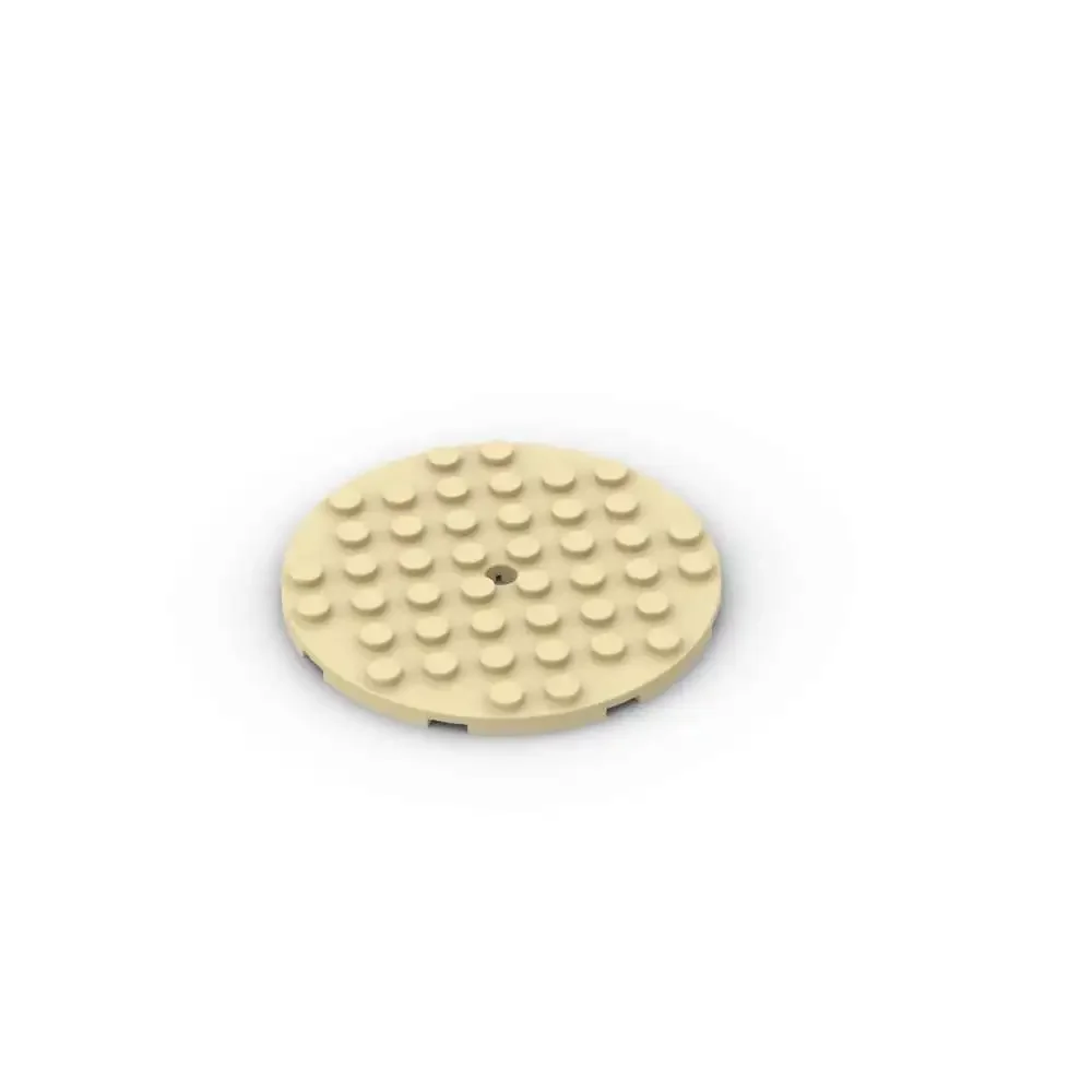 MOC 1PCS 라운드 74611 8x8 구멍이 있는 플레이트 빌딩 블록 세트 보드 벽돌 장난감 소년 어린이 특별 휴일 생일 선물