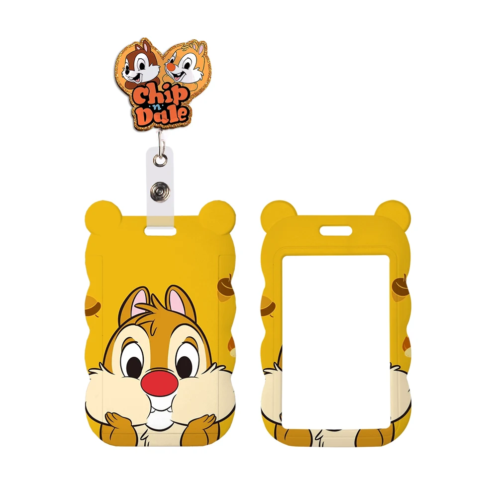 Cute Disney Chip & Dale Lanyards Keychain Cute Badge Holder ID Credit Card Pass Hang Rope Lanyard for Keys Accessories Gifts