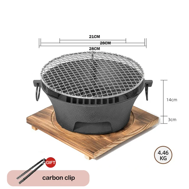 TANZHEZHE Roasting Stove Courtyard Grilling Brazier Grill Table
