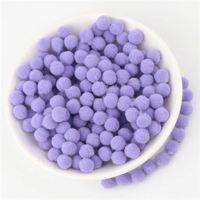 Wholesale 8mm Soft Fur Pompoms for Arts, Crafts, and Home Décor