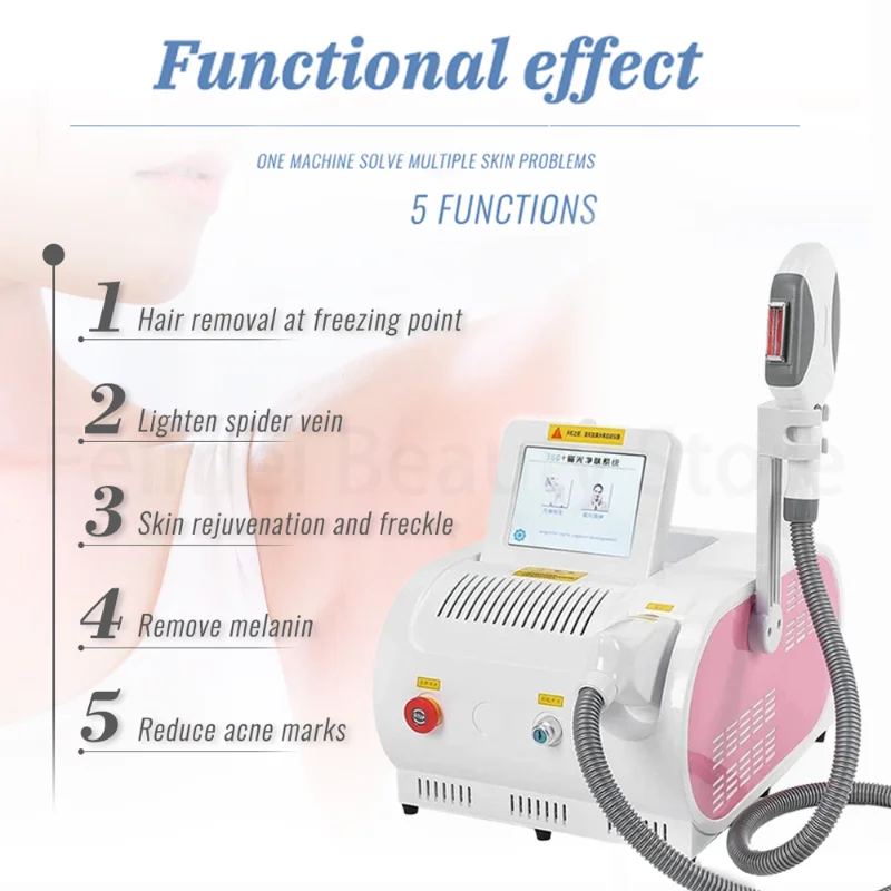 2023 High Quality IPL+ OPT Elight Epilator Intense Pulsed Light Optimal