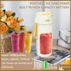 Rechargeable Mixers Fruit vegetable Juice Portable Juicer Cup Bottle Mini Fast Electric Blender Smoothie Ice Maker 10 Blades 1