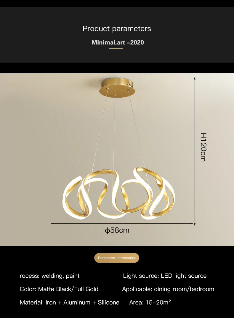 ceiling chandelier Modern LED Chandelier For Dining Room Kitchen Living Room Bedroom Decorate Ceiling Pendant Lamp Gold Nordic Design Hanging Light wayfair chandeliers